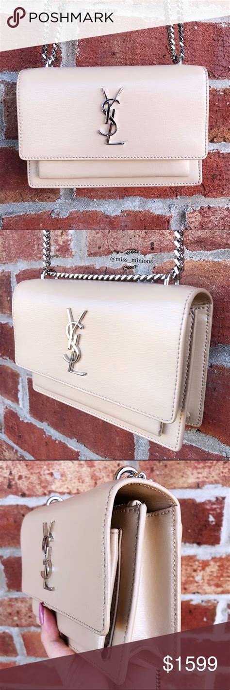 ysl sunset wallet on chain red|ysl wallet on chain review.